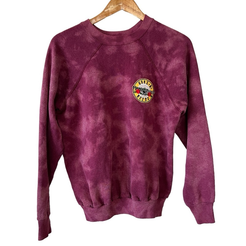 Guns N Roses Bleached Maroon Women’s Sweater